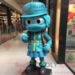 Turkis Commando maskot...