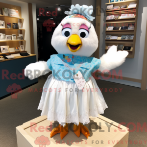 Dove maskot drakt karaktär...