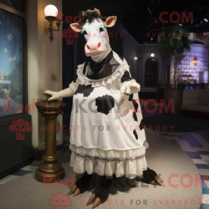 Holstein Cow maskot kostume...