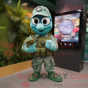 Turquoise Green Beret...