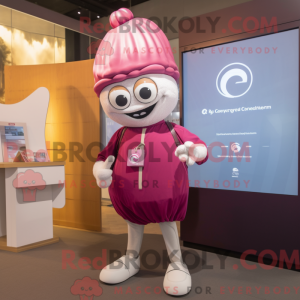 Magenta Oyster mascot...