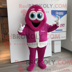 Magenta Oyster mascot...