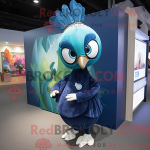 Figura de máscara de pavão...