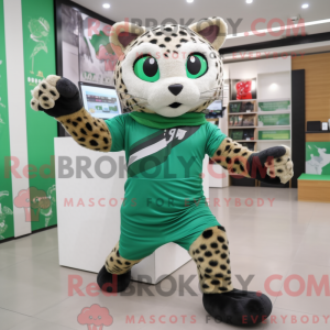 Green Leopard mascot...