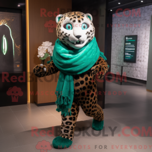 Green Leopard mascot...