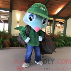 Forest Green Dolphin maskot...
