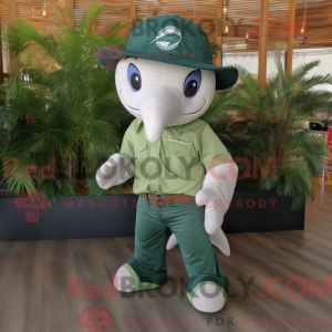 Forest Green Dolphin maskot...