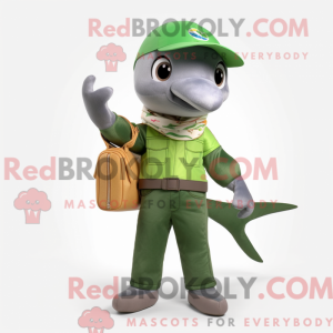Forest Green Dolphin maskot...