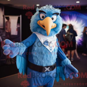 Blue Eagle-mascottekostuum...