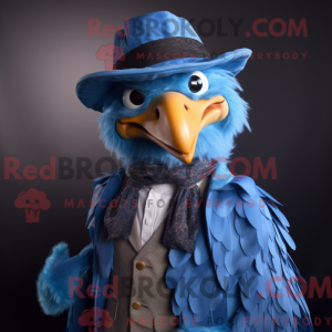 Blue Eagle-maskotdraktfigur...