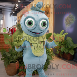 Oliven Hydra maskot kostume...