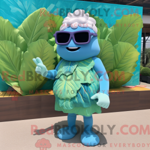 Sky Blue Cabbage maskot...