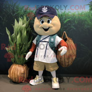 Navy Onion mascot costume...