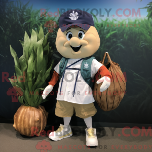 Navy Onion-mascottekostuum...