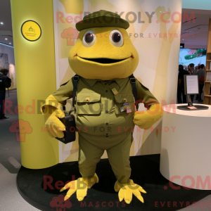 Goldfrosch-Maskottchenkostü...