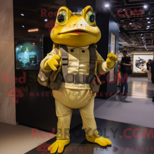 Goldfrosch-Maskottchenkostü...