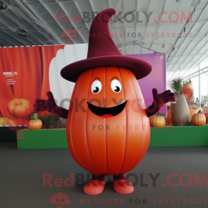 Maroon Pumpkin maskot...