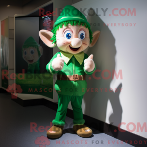 Green Elf maskot kostyme...