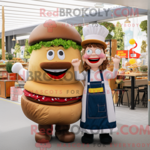 Hamburger mascot costume...