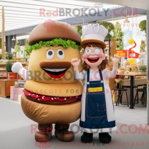 Hamburger maskot kostyme...