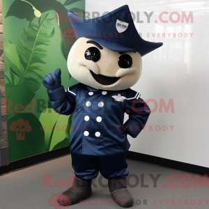 Navy spinat maskot kostume...