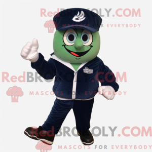 Navy spinat maskot kostume...
