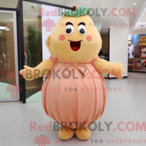 Peach Potato mascot costume...