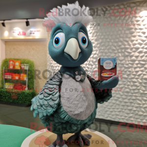 Máscara de Pavão Cinzento...