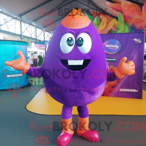 Purple Shakshuka mascot...