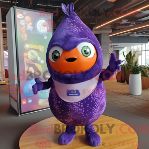 Purple Shakshuka mascot...