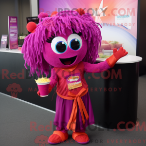 Magenta Ramen Maskottchen...