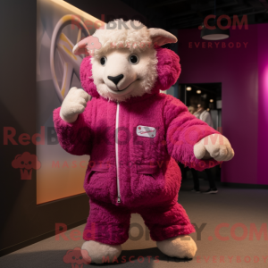 Magenta sau maskot kostyme...