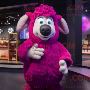 Magenta sau maskot kostyme...