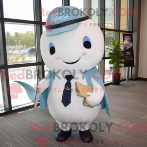 White Narwhal mascot...