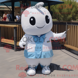 White Narwhal mascot...