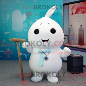 White Narwhal mascot...