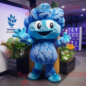 Blue Cauliflower mascot...