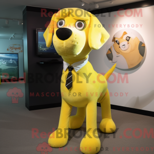 Lemon Yellow Dog mascot...