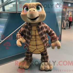 Brown Sea Turtle mascot...