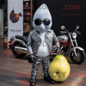 Silver Pear-mascottekostuum...