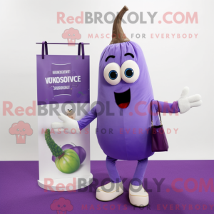 Purple Zucchini mascot...