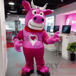 Magenta Cow máscara de...