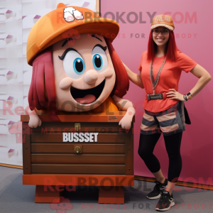 Rust Treasure Chest mascot...