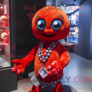 Rød armband mascarat...