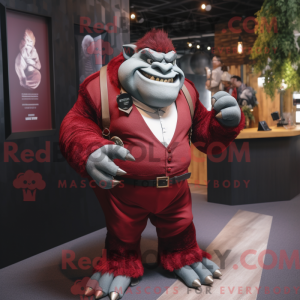 Maroon Ogre máscara de...