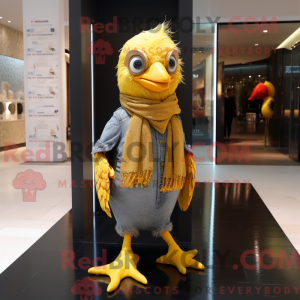 Máscara de codorna de ouro...