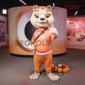 Peach Mongoose Maskottchen...