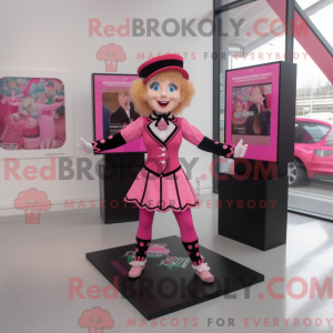 Pink Irish Dancer mascot...