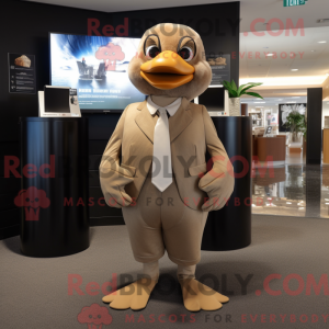 Maskottchenkostüm Tan Dove...