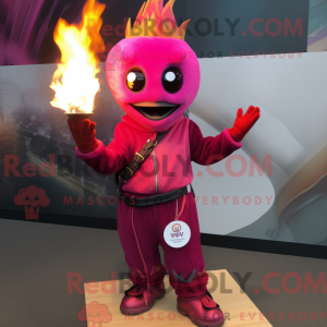 Postava maskota Magenta...